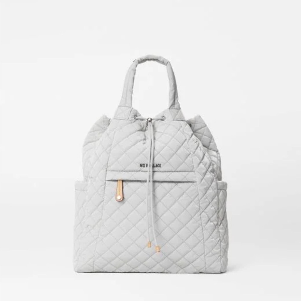 MZ Wallace METRO CONVERTIBLE BACKPACK Liquid Pebble
